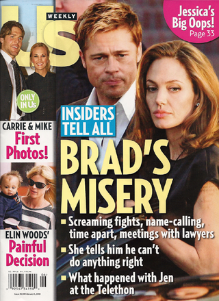 Illustration for article titled This Week In Tabloids: Brad & Angie Sorta But Not Really Over; Depressed Britney Looks Like A "Bum"